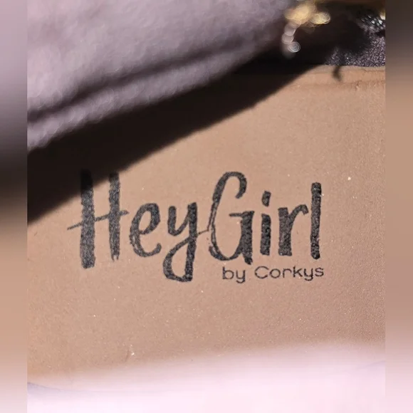 Corkys Friends In Low Places 3.5-Inch Heel Booties Memory Foam Insoles sz 9 - Picture 8 of 9